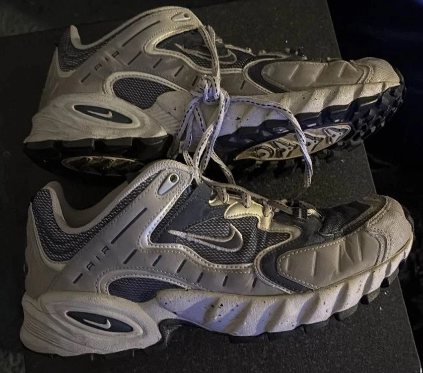 Nike Air Terra Humara Hombres Trail Running Zapatos Gris Azul Blanco talla 9.5 Foto 1 de 1