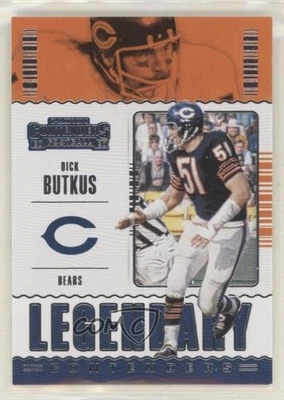 2020 Panini Contenders Legendary Contenders Dick Butkus #LC-DBU HOF - Image 1 of 2