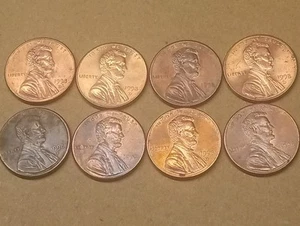 1998 Close AM Lincoln Penny All, 1 Is Over stamped (In God We Trust) 1992 Same - Picture 1 of 12