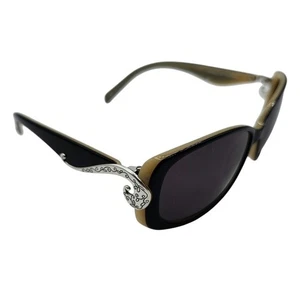 Brighton Damen Sonnenbrille Kunststoffgestell A Scroll In The Park beige silber schwarz - Bild 1 von 6