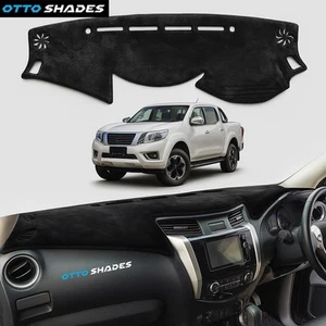 Luxury Breathable Suede NonSlip Dash Mat Dashboard Cover for Nissan Navara 15-25 - Picture 1 of 8