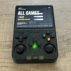 R36S Handheld Emulator Retro Game Console 64GB with 15,000+ Games - BLACK - Picture 1 of 5