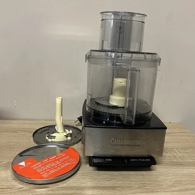 Cuisinart Custom 14 14-Cup Food Processor W/Accessories DFP-14BCN TESTED - Image 1 of 4