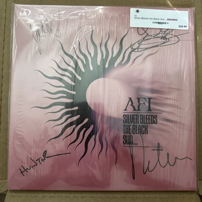 AFI Silver Bleeds the Black Sun Indie Exclusive Vinyl Signed White/violet 4000 - Image 1 of 4