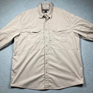 5.11 Tactical Shirt Herren XL beige langarm Gorpcore Utility Uniform Ripstop - Bild 1 von 14