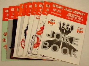 GENUINE PARTS CO 10 DIFF JOKE BOOKS PIN UP NUDE 1970-1980 - Picture 1 of 8