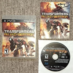 AUTOGRAPHED BY STEVE BLUM Transformers: Fall of Cybertron Sony PlayStation 3 PS3 - Picture 1 of 4