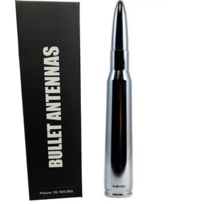 VMS Chrome Bullet Antenna For Chevy S10 Blazer Tahoe Suburban GMC Sonoma - Picture 1 of 4