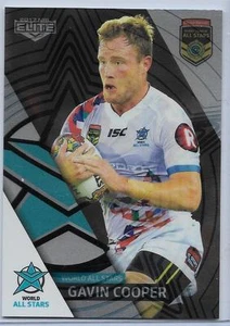 2017 NRL Elite All Stars Box Card (AS 9) Gavin COOPER World All Stars - Foto 1 di 1