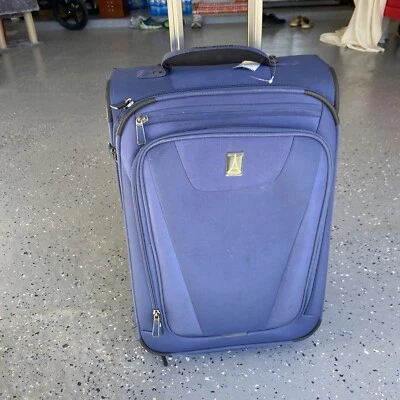 TRAVELPRO Blue Luggage Spinner Expandable Carry On Rolling Suitcase - Image 1 of 4