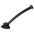 Plastic Black Color Sink Cleaning Brush With Long Handle For Dishwasher