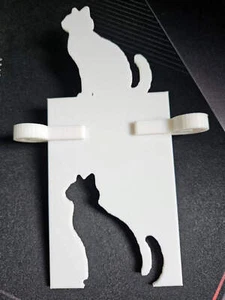 Elegant Cat Reversable Soap Scraper Tool + Clips - Picture 1 of 4