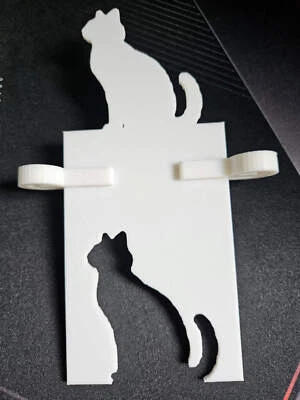 Elegant Cat Reversable Soap Scraper Tool + Clips - Image 1 of 4