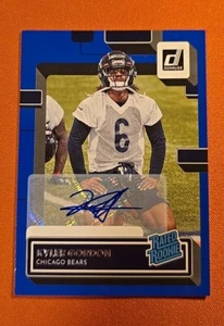 2022 Donruss KYLER GORDON #367 bewertet Rookie Autogramm blau Presseschutz - Bild 1 von 3