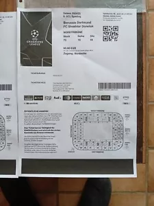 Champions League ticket BVB - Bild 1 von 2