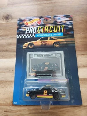 Hot Wheels Pro Circuit Rusty Wallace #2 escala 1/64 cardado Foto 1 de 3