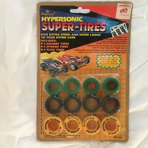 Hypersonic Super-Tires Hyper Slicks Hyper Cars 7641 1989 Imperial Toy nuevo sellado - Imagen 1 de 7