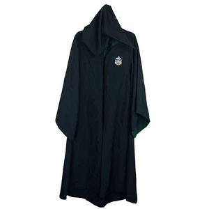 Harry Potter Men Slythern Black Cosplay Halloween Costume Cape Robe Gown-XS-0058 - Picture 1 of 8