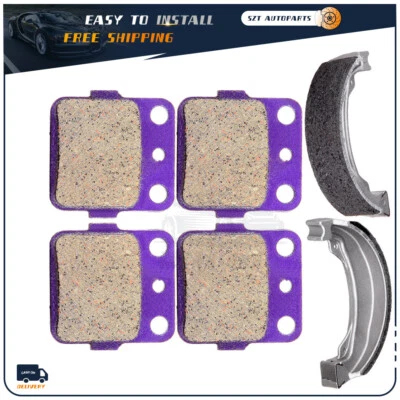 Pastillas de freno delanteras + traseras de fibra de carbono para Honda TRX250EX 2001-08 2x4 Sportrax 250 Foto 1 de 4