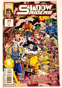 SHADOW RIDERS #3 Marvel Comics UK 1993 Cable Appearance ARENA WORLD - Picture 1 of 1