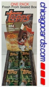 ONE 1998-99 Topps Series 1 HOBBY Pack Look4 Kobe AUTO Jordan Chrome Refractor - Picture 1 of 10