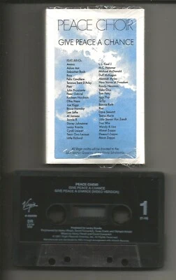 YOKO ONO Peter Gabriel TOM PETTY SEAN LENNON Give Peace Cassette Single Tape Foto 1 de 2