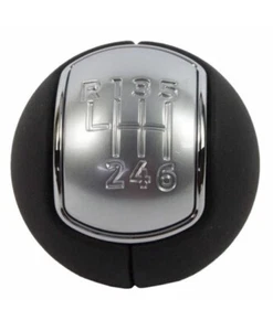 OEM NEW 2015-2023 Ford Mustang Manual Trans Gear Change Lever Knob Black Leather - Picture 1 of 6