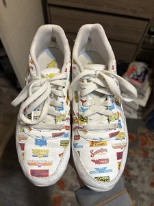 Reebok DC Comics Wonder Woman's US 8.5 EU 39 Retro White Nurse Running Sneakers - Picture 1 of 20