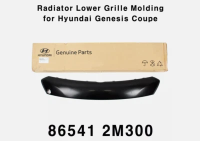 Moldura de rejilla inferior del radiador del parachoques delantero OEM para Hyundai Genesis Coupe 13-17 Foto 1 de 2