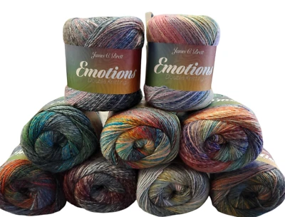 James C Brett EMOTIONS DK Yarn 150g