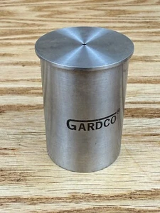 GARDCO Edelstahl Tasse spezifisches Gewicht 83,2 ml Dichtebestimmungsgerät Hergestellt in den USA - Bild 1 von 13