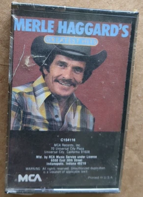 Merle Haggard Greatest Hits Cassette Tape 1982 MCA C154116 Unused Factory Sealed - Image 1 of 4