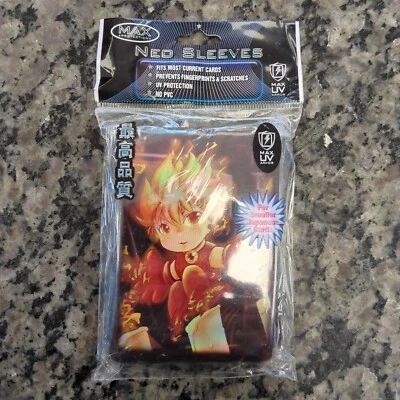 Fundas para tarjetas Max Protection Neo Sleeves Fire Boy Max Holo 50ct tamaño japonés Foto 1 de 3