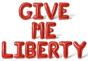 GIVE ME LIBERTY Letter Balloon Banner - 4th Of July Party Supply Decorations - Picture 1 of 55