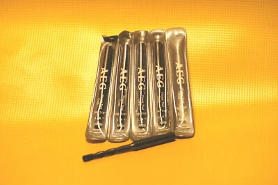 (5) AEG 245971 ANSI Masonary A Taper Hammer Bit 1/4 X 4 1 7/8 Drilling Length