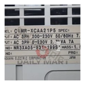 YASKAWA CIMR-XCAA21P5 AC Servo Drive 1.5KW 220V (1PCS Used ) - Picture 1 of 2