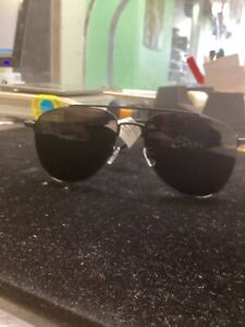 Saint Laurent SL 392 WIRE 002 Black Metal Sunglasses Brown Gradient Glasses Lens