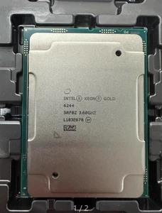 INTEL Xeon GOLD 6244 LGA3647 CPU Processor 8 core 16 threads 3.6GHZ 150W 24.75MB - Picture 1 of 2