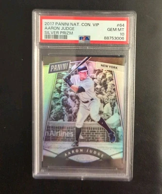2017 Panini Nat. Con. VIP Aaron Judge Silver Prizm (RC) Low Pop - Image 1 of 2
