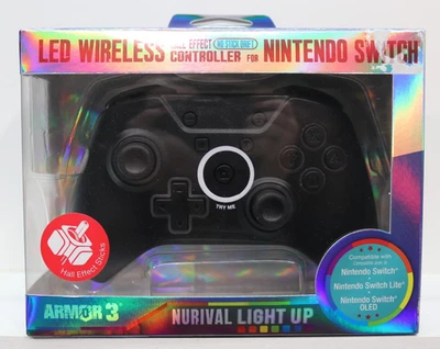 Armor 3 Nurival Light Up Controller Nintendo Switch LED  Hall Effect    (111106) - Image 1 of 2