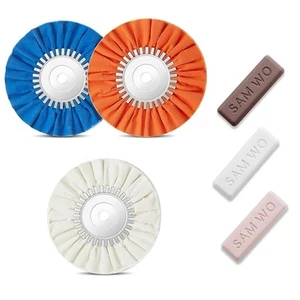 3er-Pack 8 Zoll Airway Polierscheiben & Polierscheiben mit Poliermasse Kit - Bild 1 von 5