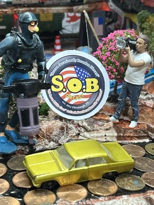 Lesney 1970 Opel Diplomat Sedan No 36 Green Diecast USED EX Condition - Image 1 of 4