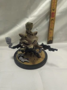 2017 LootCrate Marvel Guardians of the Galaxy Vol 2 Rocket Raccoon & Groot Q Fig - Picture 1 of 4