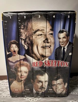 Red Skelton Greatest Comedy Shows 5-Pack VHS 2002 5-Tape Set New Tapes Sealed - Image 1 of 4