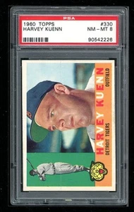 1960 Topps #330 Harvey Kuenn PSA 8 - Picture 1 of 2