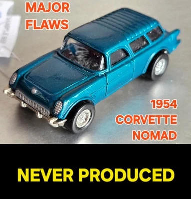 Johnny Lightning RARO COMO NUEVO DE COLECCIÓN © 1997 Proto '54 Corvette Nomad DEFECTOS IMPORTANTES SIN HACER Foto 1 de 4