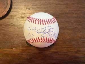 Mike Hampton beschriftet signiert handsigniert Baseball Colorado Rockies - Bild 1 von 4