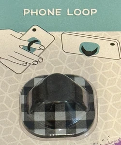 Cell Phone Loop (Black Gingham) Brand New & Sealed!! - Picture 1 of 2