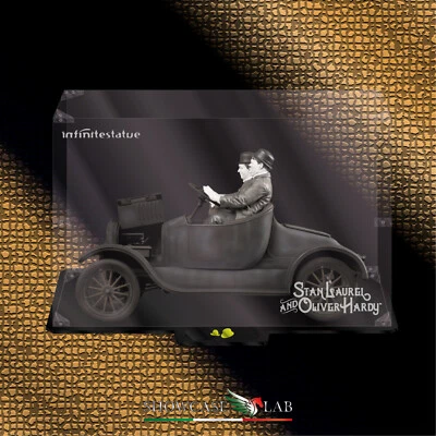 TECA IN PLEXIGLASS ACRILICO-SHOWCASE-TECA PER LAUREL & HARDY ON FORD-INFINITE  - Immagine 1 di 4