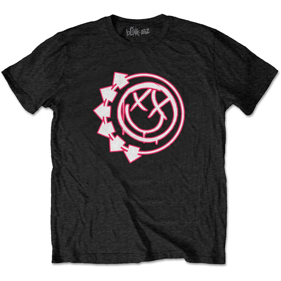 Blink 182 - Six Arrow Smiley - Black t-shirt - Image 1 of 1